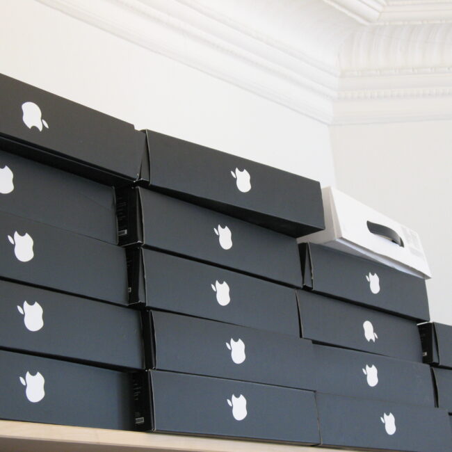 Empty black boxes