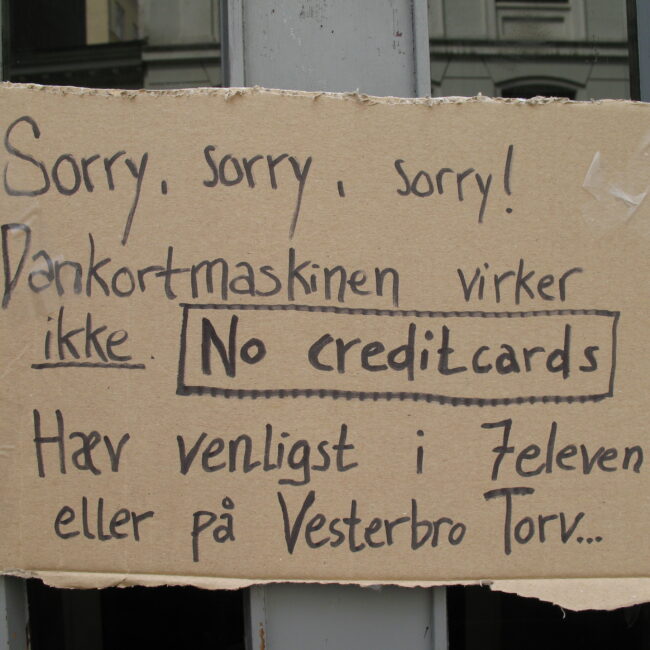 Sorry, sorry, sorry!