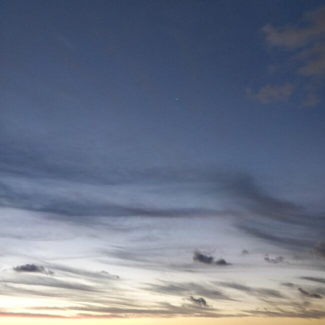 Just before sunrise