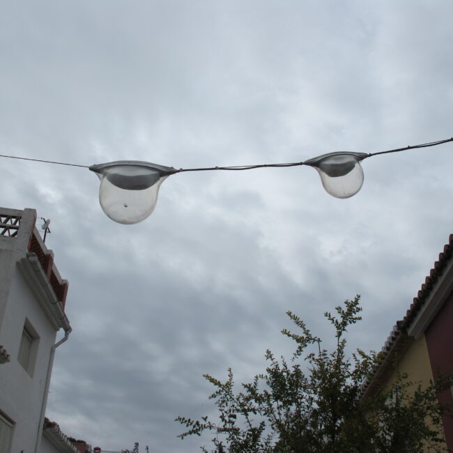 Weird street lamps. Weird.